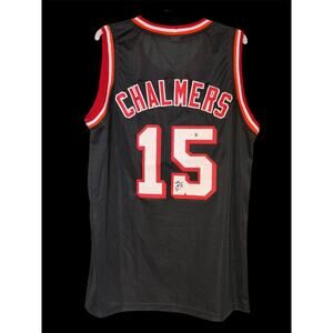 Mario Chalmers Miami Heat Signed Jersey Beckett Authenticated